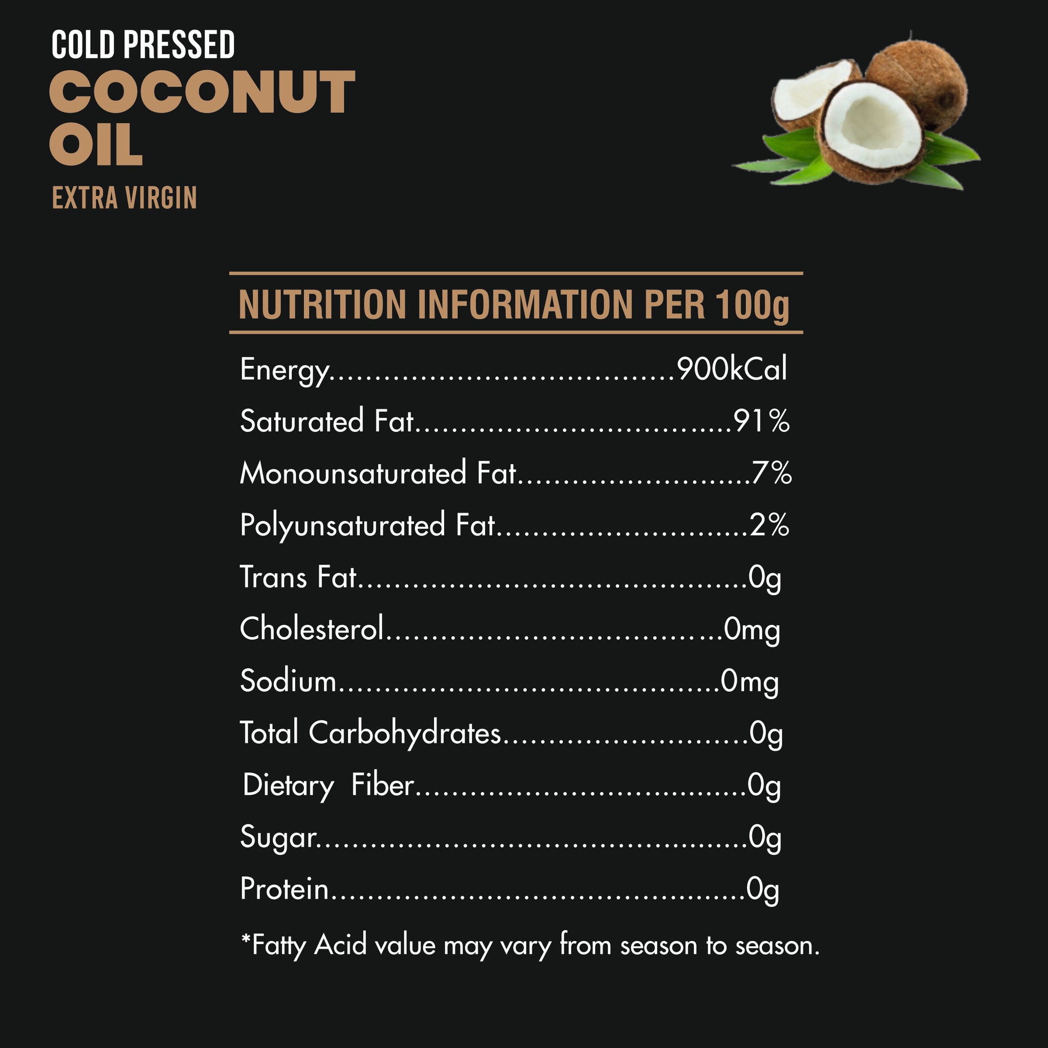Cold Pressed Coconut Oil | Traditionally extracted | No Refining | Perfect for Modern Lifestyle