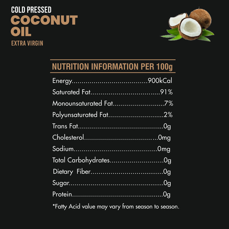 Cold Pressed Coconut Oil | Traditionally extracted | No Refining | Perfect for Modern Lifestyle