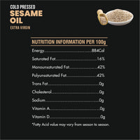 Pure Cold-Pressed Sesame Oil for Mindful Living  Traditionally extracted  No refining  Perfect for modern lifestyle