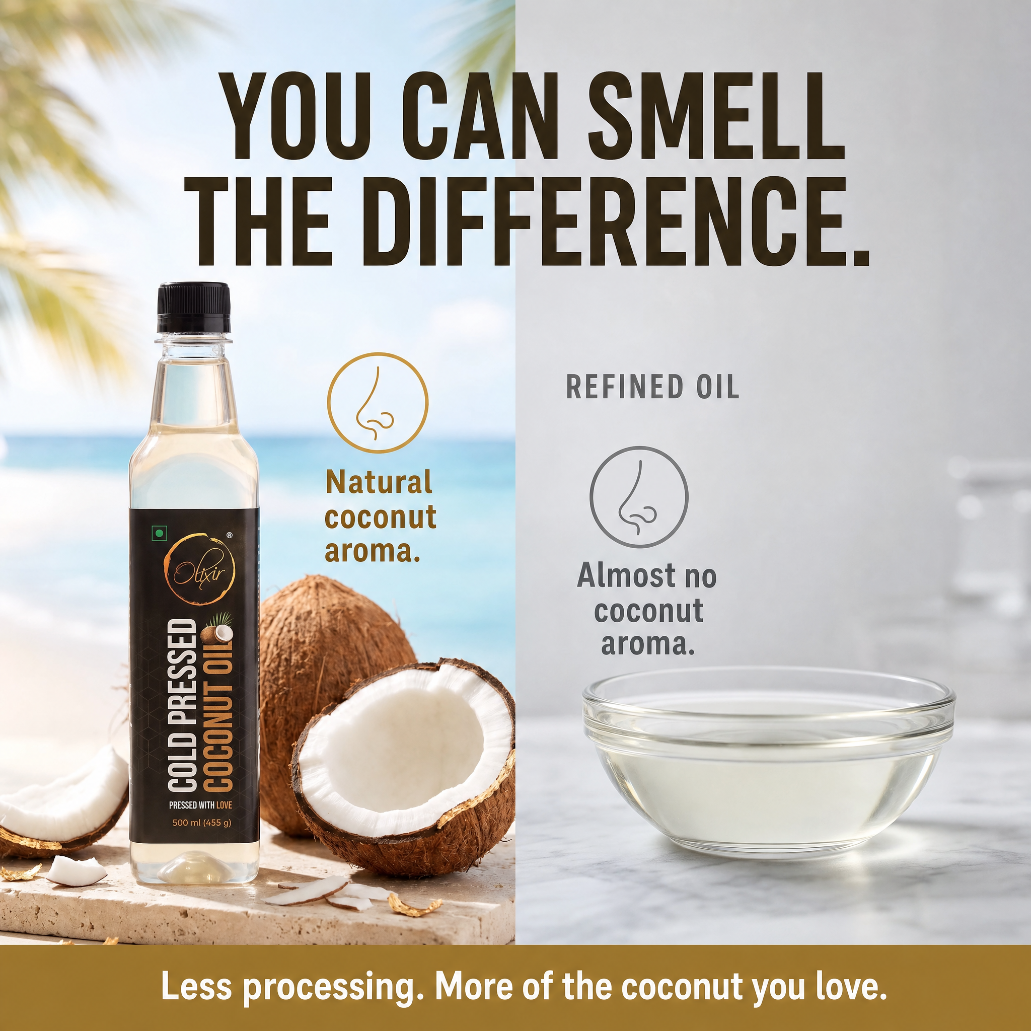 Cold Pressed Coconut Oil | Traditionally extracted | No Refining | Perfect for Modern Lifestyle