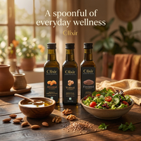 Olixir Essentials Bundle (Almond, Walnut and Flaxseed Cold Pressed Oils)