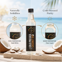 Cold Pressed Coconut Oil | Traditionally extracted | No Refining | Perfect for Modern Lifestyle