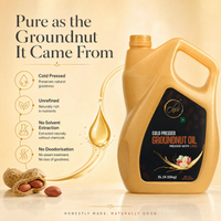 Cold Pressed Groundnut Oil | Traditionally extracted | No Refining | Perfect for Modern Lifestyle