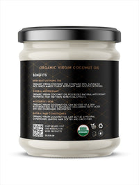 Organic Virgin Coconut Oil — 500ml Glass Jar
