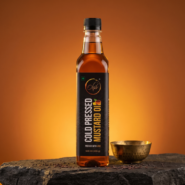 Pure Cold-Pressed Mustard Oil for Mindful Living  Traditionally extracted  No refining  Perfect for modern lifestyle