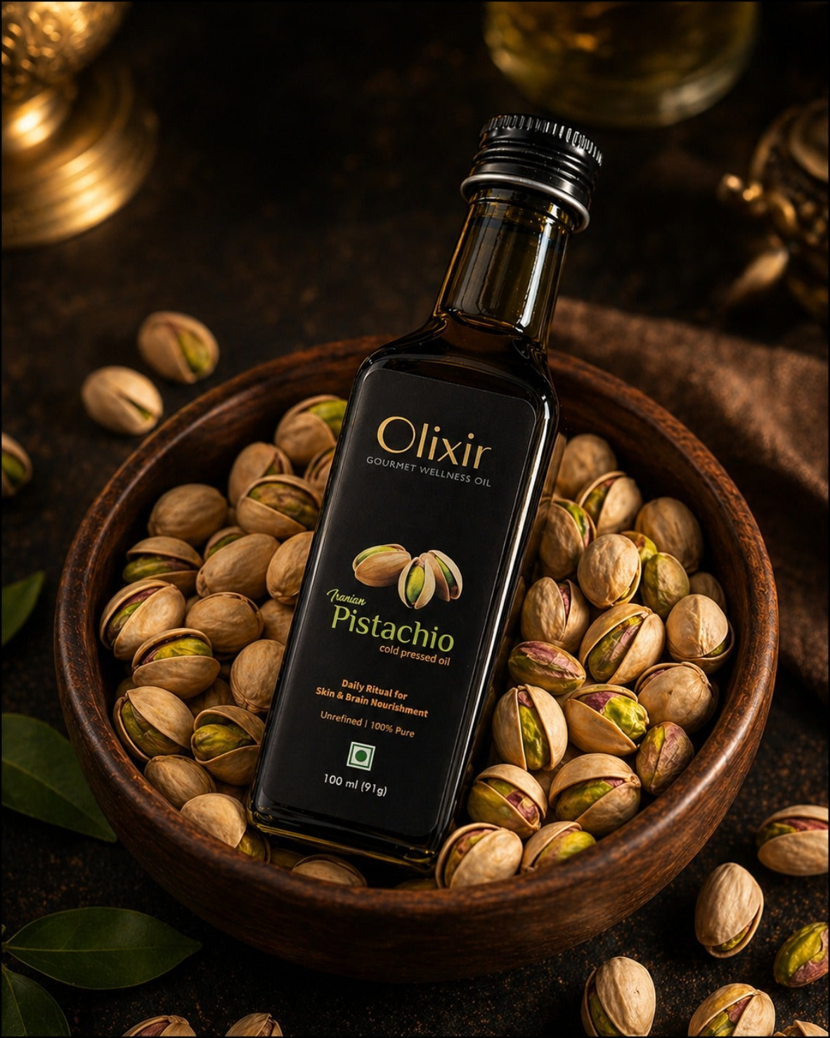 Iranian Pistachio Cold Pressed Oil — 100ml
